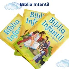 Livro Bíblia Infantil Letras Grandes Sbn Editora