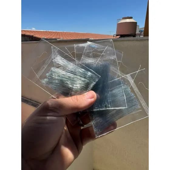 kit com 100 linhas retificadas 0,70 / 0,80 / 0,90 para fazer antenas para pesca