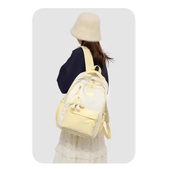TOMI MITO Mochila Feminina Escolar Universitária de Viagem Moda Casual Unissex X216