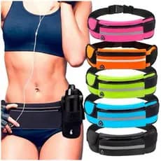 Bolsa Pochete Unissex Esportiva Sem Volume Compacta Leve impermeável porta celular porta garrafa top