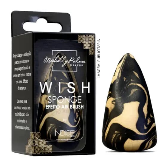 ESPONJA DE MAQUIAGEM MICHELLY PALMA WISH EFEITO AIR BRUSH