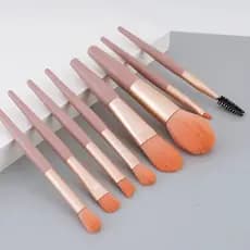 Ktis1-4pcsConjunto De Pincéis De Maquiagem, 8 Peças, Pincel Corretivo, Blush, Pó Solto, Sombra, Iluminador, Base