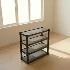 Estante Prateleira Modular Multiuso Organizadora Plástico Reforçado 4 Andares - Promoção