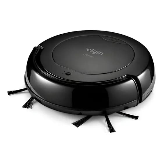 Robô Aspirador Elgin 3 Em 1 Bivolt Varre, Aspira, Passa Pano (COR PRETO) Produto novo mostruário avarias estéticas