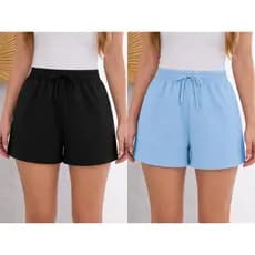 shorts femenino  soltinho confortável para o verão sem bolso