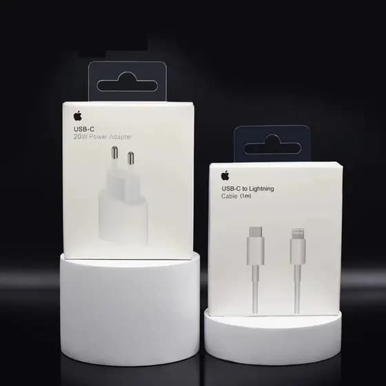 Carregador iPhone Original Completo Turbo 20w iphone 11 12 12 13 14 Promax X Xr Xs