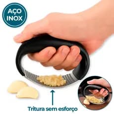 Triturador de Alho Amassador de Alho Espremedor de Alho Socador de Alho Cenoura e Batata Manual