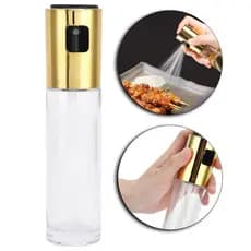 Kit Spray Borrifador de Azeite e Vinagre 100ml em Vidro – Pulverizador Culinário Premium para Cozinha