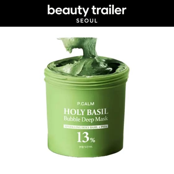 [P.CALM] Holy Basil Bubble Deep Mask, 90g