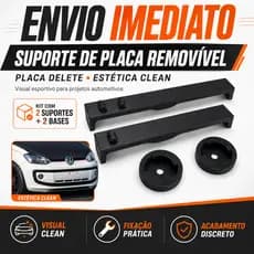 Suporte de placa removível | Estética limpa para carros esportivos | Placa Delete