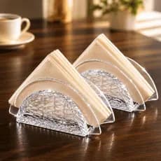 Porta Guardanapos Suporte Papel de Mesa em Acrílico Cozinha Mesa Posta
