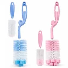 Kit Escovas Para Limpar Mamadeira Limpeza New Baby
