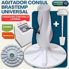 AGITADOR BRASTEMP ATIVE CONSUL FACILITE E MARÉ W10754807 EIXO MINI TIRA MANCHAS ÁGUA QUENTE FLORAL