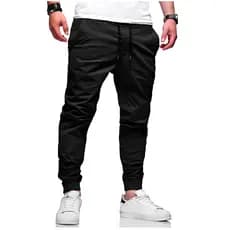 Calças Masculina Jogger Com Punho Elástico