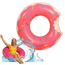 Boia Inflavel 70Cm Snel Home Modelo: Rosquinha Rosa 70Cm