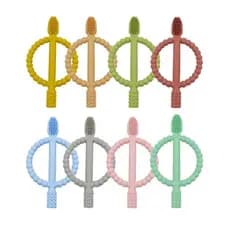 1pcs Mordedor de Silicone para Bebê Livre de BPA Grau Alimentício Bastão de Silicone para Dentição para DIY Corrente de