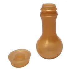 100 Frascos Dourados 7ml Moringa com Tampa Pressão – Óleo Ungido, Essências e Brindes