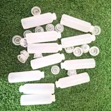Kit 100 Und Frasco Flaconete 10ml /plastico Tampa D Pressão