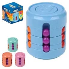 Cilindro Mágico 4d Com Bolinhas Coloridas Para Agrupar latinha magica raciocinio , tato , visão