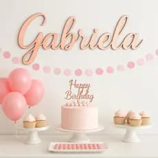 Nome Personalizado em Acrílico Espelhado Decoração Quarto de Bebê Menino Menina Decoração Festa