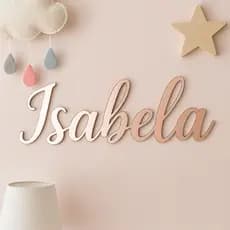 Nome Placa Personalizado Decoração Para Quarto De Bebê Em Acrílico Espelhado