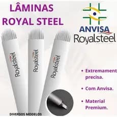 KIT 10 LÂMINAS ROYALSTEEL ULTRA BLADE FORMATO U (ANVISA)