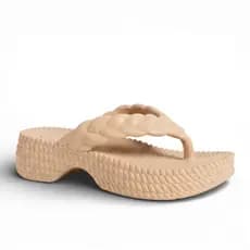 Chinelo Feminino Tamanco Trança Casual Leve Confortável Slide Dia a Dia