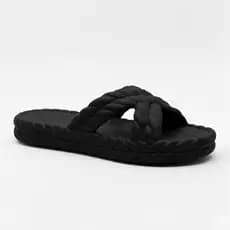 Chinelo Feminino Trança Confortável Leve Casual Slide