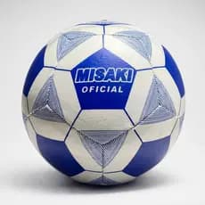 Bola de futebol CAMPO e SOCIETY Misaki costurada ultra resistente AZUL