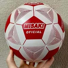 Bola de futebol FUTSAL  Profissional Ultra Resistente Tamanho e Peso Oficial Salão PRETA e VERMELHA