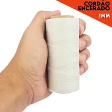 Cordão Encerado 1mm - Fio Cordone - Linha- 100 Metros - Mania