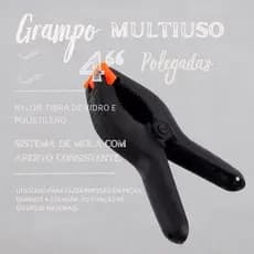 Jogo 4 Grampos Multiuso Para Marceneiro Aperto Rápido 4 Polegadas Abertura Bocal 6cm
