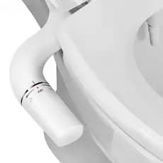Bidêt De Banheiro Ultra-Slim Fixação De Assento Sanitário Com Entrada De Latão Ducha Higiênica Pressão De Água Ajustável
