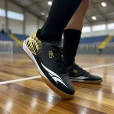 Chuteira Tênis Futsal Infantil Costurada 26 ao 35 Lançamento Quadra Salão Meninos envio imediato