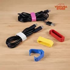 Kit Organizador De Cabos Prendedor de Fios e Plantas Clips Esconde Fio Clipe Gerenciamento de Cabo