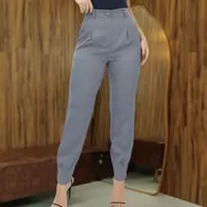 calça cenoura  calça social feminina calça com pregas  calça office wear