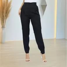 Calça cenoura alfaiataria calça social feminina calça com bolsos calça para escritório