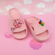 Chinelo Nuvem Infantil Slide Unissex Macio Leve Confortável Antiderrapante Estampa Girafa Praia