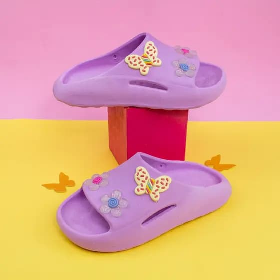 Chinelo Nuvem Infantil Slide Menina Macio Leve Confortável Antiderrapante Escola Casual Dia a Dia