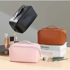 Bolsa Organizadora de Cosméticos Feminina Ideal para Viagens – Material Premium