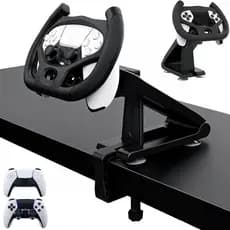 Suporte Universal Para Volante De Corrida Controlador PS5-De Direção Ajustável Com Braçadeira Forte Simulação De Jogo Re