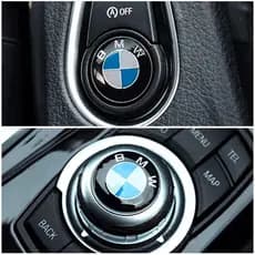 Adequado para BMW/M Adesivos Decorativos de Partida com Um Clique Série 1 3 5 X1X3X5 Botão de Modificação Multimídia Int