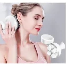 Mini Massageador Elétrico Portátil 2-em-1 para Humanos e Animais Alivia Dores Corpo Pescoço Pronto a Entrega
