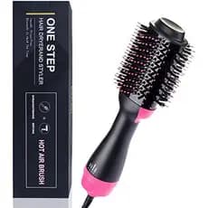 Escova Secadora Alisador Elétrica Quente Cabelo Com 3 Em1 Hair Styler