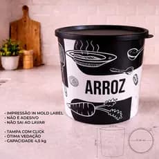 Pote Para Mantimentos (Arroz 4,5 kg)