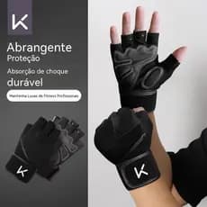 Luvas antiabrasão para motociclistas, luvas para exercícios de pull-up, munhequeiras de treinamento, luvas esportivas de