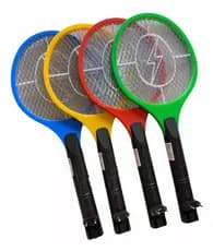 Raquete Elétrica Mata Mosquito Insetos - Cores Sortidas