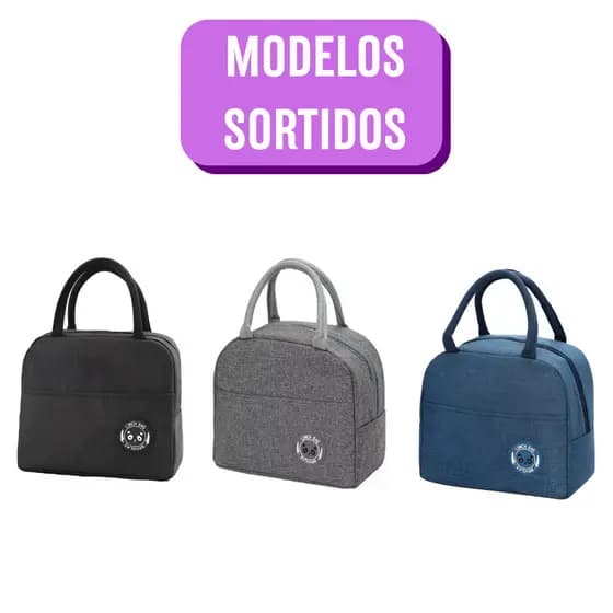 Bolsa Térmica Lancheira para Marmita (Cores Sortidas)