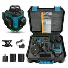 【GENAI】Laser 4D 16 Linhas Verdes Nível 360 ° Feixe De Vertical Horizontal Autonivelante