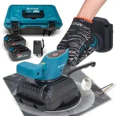 【GENAI】Máquina de assentamento de piso elétrica sem fio + 2 baterias 68v 10000RPM